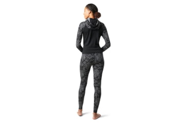 Image of Smartwool Merino 250 Baselayer Pattern Bottom - Womens, Black Digital Snowflake, Extra Small, SW019243E36-XS