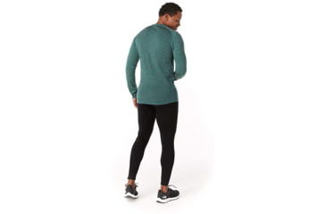 Image of Smartwool Merino 250 Baselayer Pattern Crew - Mens, Pine Gray Tick Stitch, Large, SW0NP601C11-L