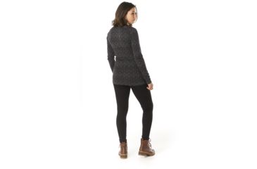 Image of Smartwool Merino 250 Baselayer Pattern Crew - Womens, Black Medallion, Extra Small, SW0NP226C14-XS
