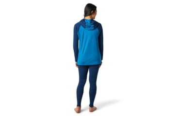 Image of Smartwool Merino 250 Drape Neck Hoodie - Womens, Ocean Abyss Heather, Extra Small, SW019244E22-XS