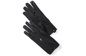 Image of Smartwool Merino 250 Glove, Charcoal Heather, Extra Small, SW018017010XS