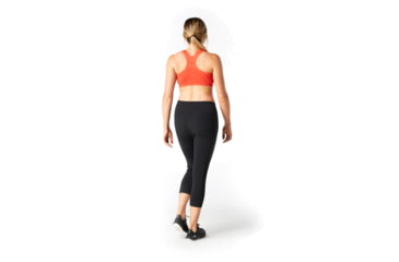 Image of Smartwool Merino Seamless Racerback Bra - Womens, Habanero, Large, SW016155A15-L