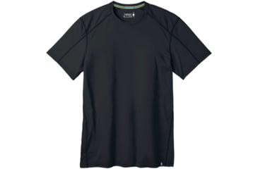 Image of Smartwool Merino Sport 150 Hidden Pocket T-Shirt - Mens, Black, Medium, SW000371001-BLACKM