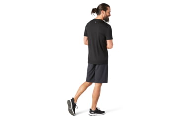 Image of Smartwool Merino Sport 150 Logo Graphic Tee - Mens, Black, 2XL, SW016292001-XXL