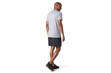Image of Smartwool Merino Sport 150 Logo Graphic Tee - Mens, Light Gray Heather, Small, SW016292545-S