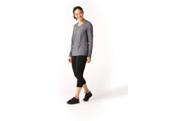 Image of Smartwool Merino Sport 150 Long Sleeve - Womens, Medium Gray Heather, Large, SW016176084-L