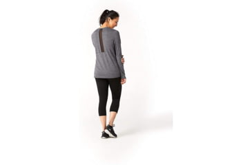 Image of Smartwool Merino Sport 150 Long Sleeve - Womens, Medium Gray Heather, Large, SW016176084-L
