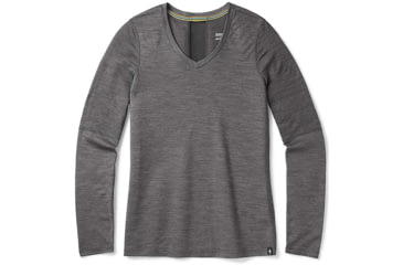 Image of Smartwool Merino Sport 150 Long Sleeve - Womens, Medium Gray Heather, Large, SW016176084-L