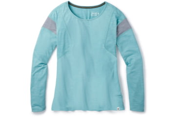 Image of Smartwool Merino Sport 150 Long Sleeve - Womens, Wave Blue Heather, Large, SW015137D25-L