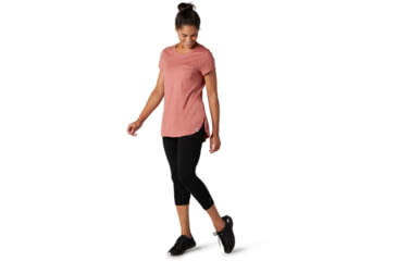 Image of Smartwool Merino Sport 150 Pocket Tee - Womens, Canyon Rose, Small, SW016255C82-S