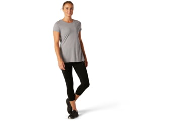 Image of Smartwool Merino Sport 150 Pocket Tee - Womens, Light Gray Heather, Medium, SW016255545-M