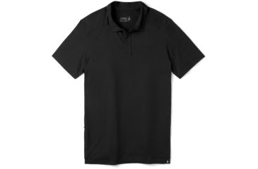 Image of Smartwool Merino Sport 150 Polo - Mens, Black, Large, SW000372001-L