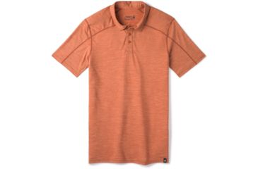 Image of Smartwool Merino Sport 150 Polo - Mens, Bombay Brown Heather, Small, SW000372C92-S