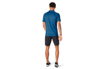 Image of Smartwool Merino Sport 150 Polo - Mens, Light Neptune Blue Heather, Medium, SW000372G16M