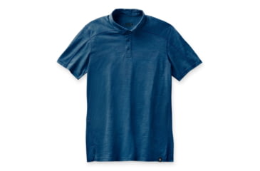 Image of Smartwool Merino Sport 150 Polo - Mens, Light Neptune Blue Heather, Medium, SW000372G16M