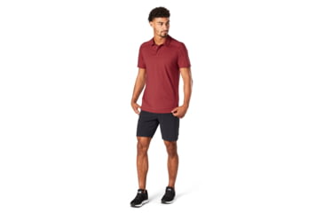 Image of Smartwool Merino Sport 150 Polo - Mens, Masala, Medium, SW000372D42M