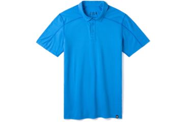 Image of Smartwool Merino Sport 150 Polo - Mens, Ocean Blue, 2XL, SW000372D15-XXL