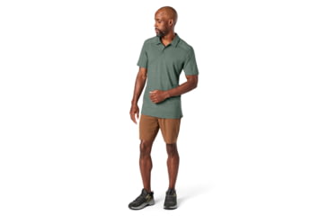 Image of Smartwool Merino Sport 150 Polo - Mens, Sage Heather, Small, SW000372F72S