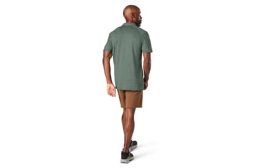Image of Smartwool Merino Sport 150 Polo - Mens, Sage Heather, Small, SW000372F72S