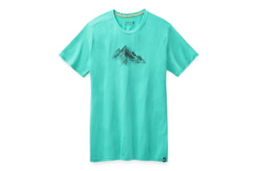 Image of Smartwool Merino Sport 150 Rocky Range Graphic Tee - Mens, Iceberg Blue, Small, SW000796F62S