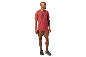 Image of Smartwool Merino Sport 150 Rocky Range Graphic Tee - Mens, Masala, Large, SW000796D42L