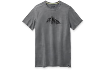 Image of Smartwool Merino Sport 150 Rocky Range T-Shirt - Mens, Light Gray Heather, 2XL, SW000796545-LGH-XX-Large