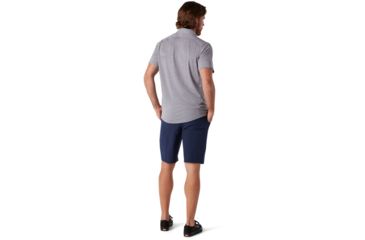 Image of Smartwool Merino Sport 150 Short Sleeve Button Down - Mens, Light Gray Heather, Medium, SW016203545-M