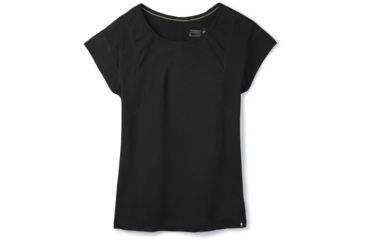 Image of Smartwool Merino Sport 150 Short Sleeve - Womens, Black, Large, SW015136001-L