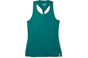 Image of Smartwool Merino Sport 150 Tank - Womens, Dark Peacock, Large, SW015135B69-L