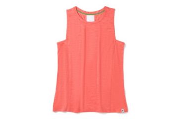 Image of Smartwool Merino Sport 150 Tank - Womens, Light Habanero Heather, Large, SW016178B37-L