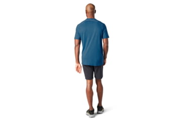 Image of Smartwool Merino Sport 150 Tech Tee - Mens - Mens, Light Neptune Blue Heather, Medium, SW015161G16M