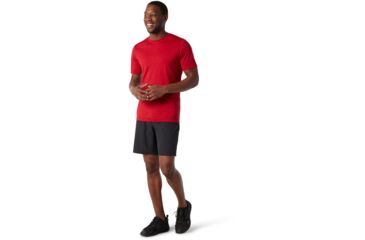 Image of Smartwool Merino Sport 150 Tee - Mens, Chili Pepper Heather, 2XL, SW016136B95-XXL