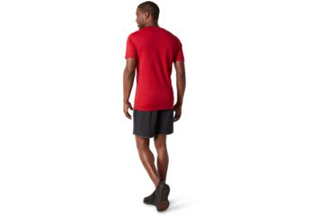 Image of Smartwool Merino Sport 150 Tee - Mens, Chili Pepper Heather, 2XL, SW016136B95-XXL