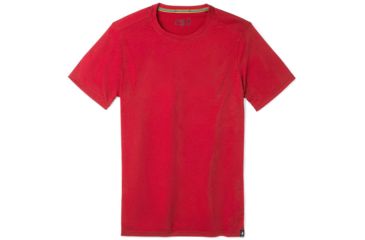 Image of Smartwool Merino Sport 150 Tee - Mens, Chili Pepper Heather, 2XL, SW016136B95-XXL