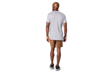 Image of Smartwool Merino Sport 150 Van Days Graphic Tee - Mens, Light Gray Heather, Small, SW000795545S