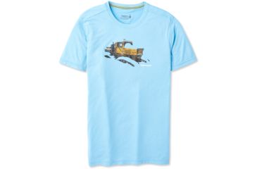 Image of Smartwool Merino Sport 150 Winter Workhorse Tee - Mens, Geyser Blue, Extra Large, SW019020B35-XL