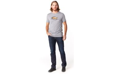Image of Smartwool Merino Sport 150 Winter Workhorse Tee - Mens, Light Gray Heather, Small, SW019020545-S