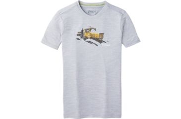 Image of Smartwool Merino Sport 150 Winter Workhorse Tee - Mens, Light Gray Heather, Small, SW019020545-S