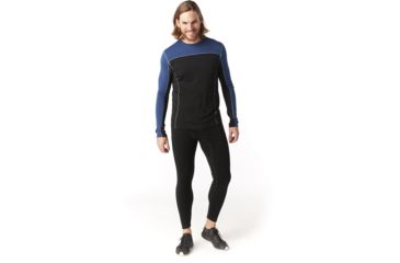 Image of Smartwool Merino Sport 250 Long Sleeve Crew - Mens, Alpine Blue Heather, Small, SW019023B26-S