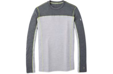 Image of Smartwool Merino Sport 250 Long Sleeve Crew - Mens, Charcoal Heather, 2XL, SW019023010-XXL