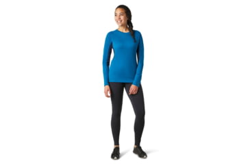 Image of Smartwool Merino Sport 250 Long Sleeve Crew - Womens, Ocean Abyss, Medium, SW019250E21-M