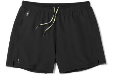 Image of Smartwool Merino Sport Lined 5in Short - Mens, Black, Large, SW000374001-L