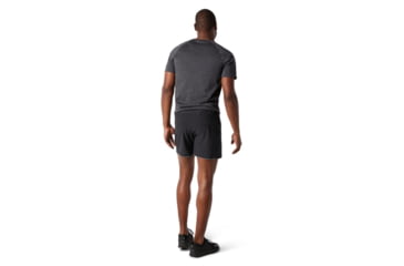 Image of Smartwool Merino Sport Lined 5in Short - Mens, Black, Medium, SW016557001M