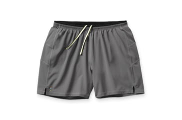 Image of Smartwool Merino Sport Lined 5in Short - Mens, Medium Gray, Medium, SW000374052M