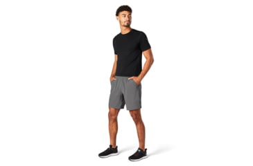 Image of Smartwool Merino Sport Lined 8in Short - Mens, Medium Gray, Small, SW016253052S