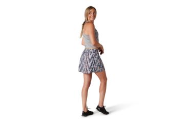 Image of Smartwool Merino Sport Lined Skirt - Womens, Canyon Rose Zig Zag Print, Small, SW016217D79-S