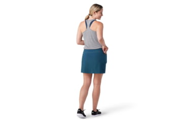 Image of Smartwool Merino Sport Lined Skirt - Womens, Twilight Blue, Extra Small, SW016606G74XS