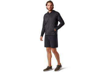 Image of Smartwool Merino Sport Ultra Light Hoodie - Mens, Black, Small, SW000380001-S