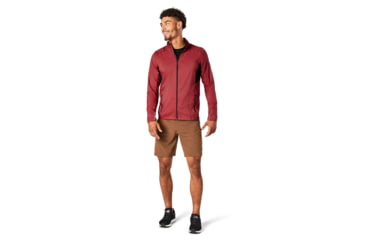 Image of Smartwool Merino Sport Ultra Light Jacket - Mens, Masala, Medium, SW000379D42M