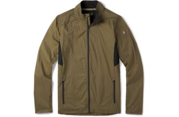 Image of Smartwool Merino Sport Ultra Light Jacket - Mens, Military Olive, Medium, SW000379D11-M